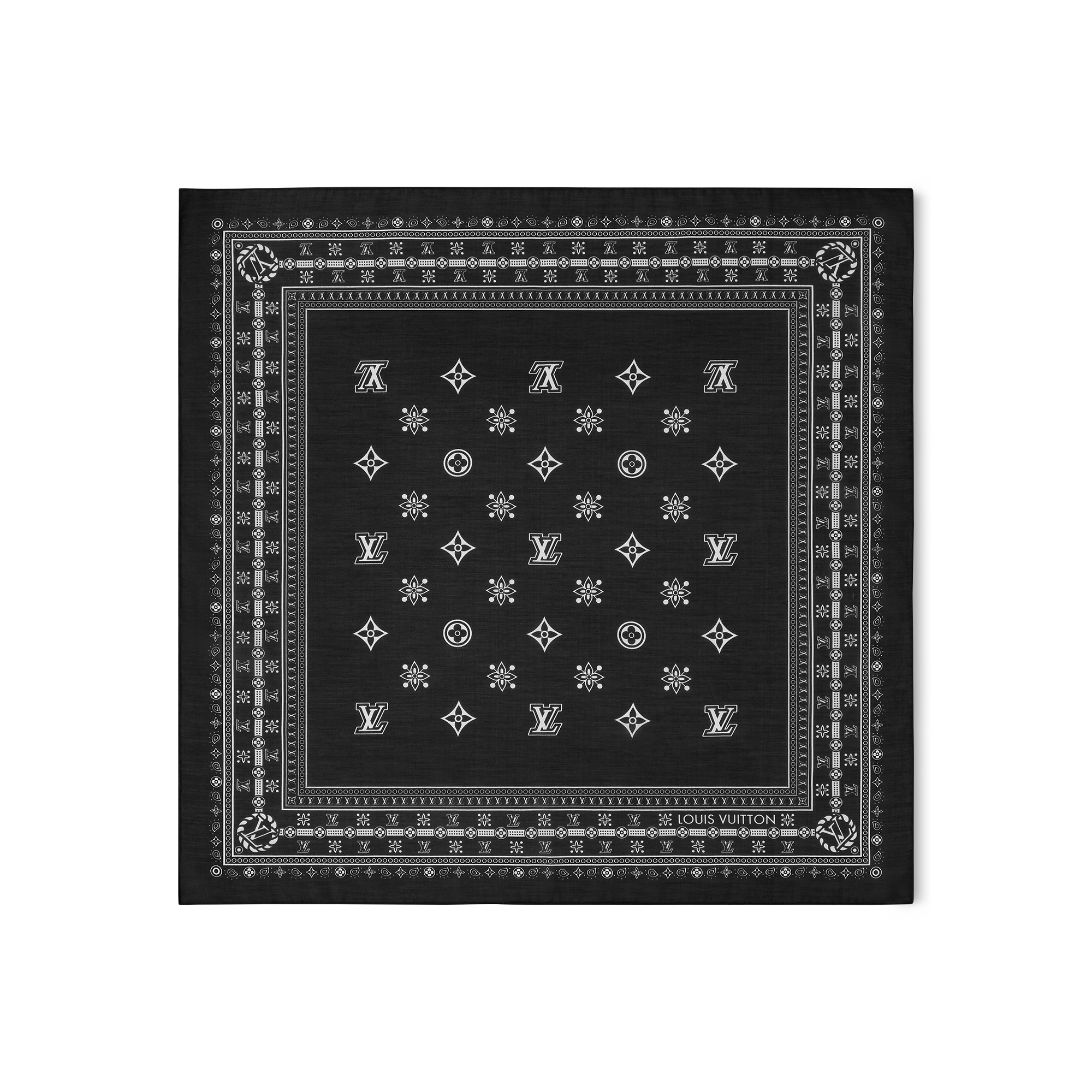 Square 55x55 - Women - Luxury Silk Squares and Bandeaus | LOUIS